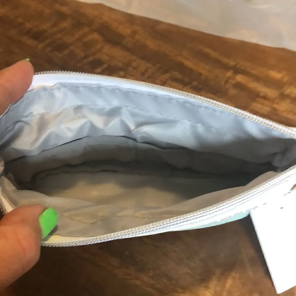 Oritlife Upgrade Pop-up Premium PU+Cotton, Standing Pencil Pouch light green